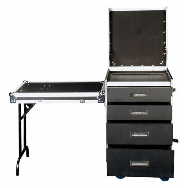 DAP D7383B Drawercase 12HE + Work Surface Ladecase 12 U + werkblad
