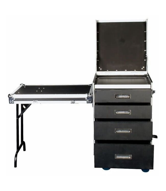 DAP D7383B Drawercase 12HE + Work Surface Ladecase 12 U + werkblad