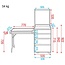 DAP D7383B Drawercase 12HE + Work Surface Ladecase 12 U + werkblad