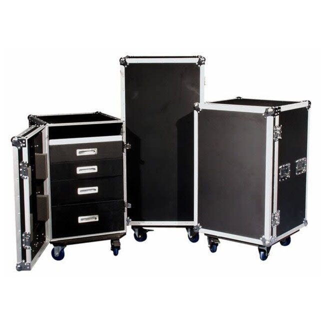DAP D7383B Drawercase 12HE + Work Surface Ladecase 12 U + werkblad