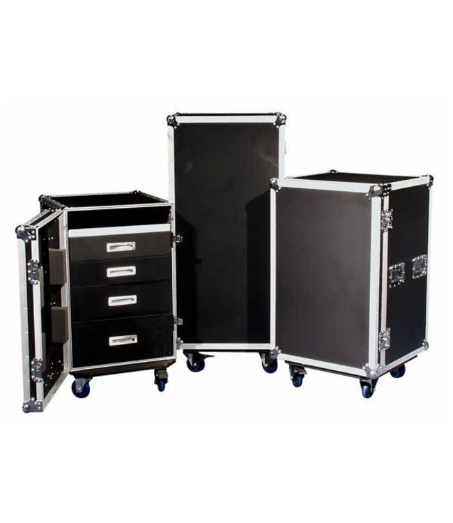 DAP D7383B Drawercase 12HE + Work Surface Ladecase 12 U + werkblad