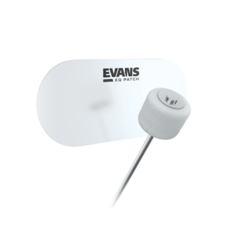 Evans EQPC2 EQ Clear Plastic Bass Drum Double Patch