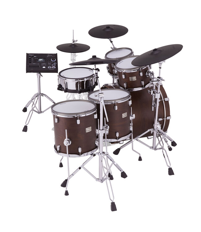 Roland VAD716-SW VAD V-DRUM ACOUSTIC DESIGN DRUM KIT SATIN WALNUT