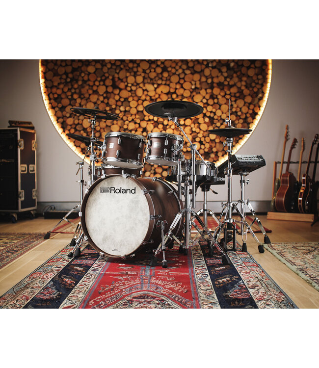 Roland VAD716-SW VAD V-DRUM ACOUSTIC DESIGN DRUM KIT SATIN WALNUT