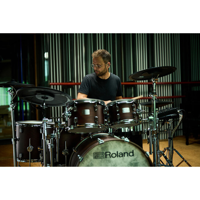 Roland VAD716-SW VAD V-DRUM ACOUSTIC DESIGN DRUM KIT SATIN WALNUT