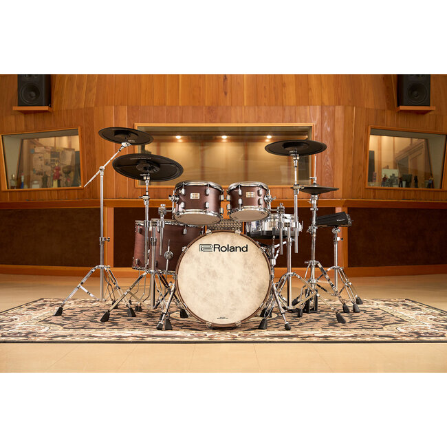 Roland VAD716-SW VAD V-DRUM ACOUSTIC DESIGN DRUM KIT SATIN WALNUT
