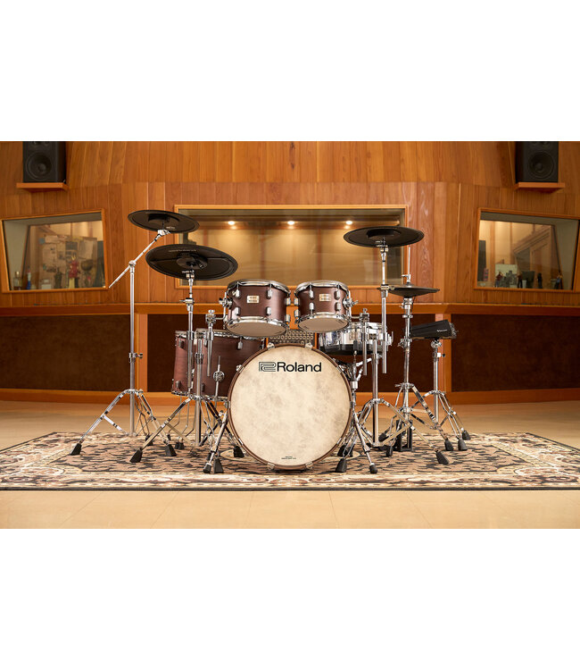 Roland VAD716-SW VAD V-DRUM ACOUSTIC DESIGN DRUM KIT SATIN WALNUT
