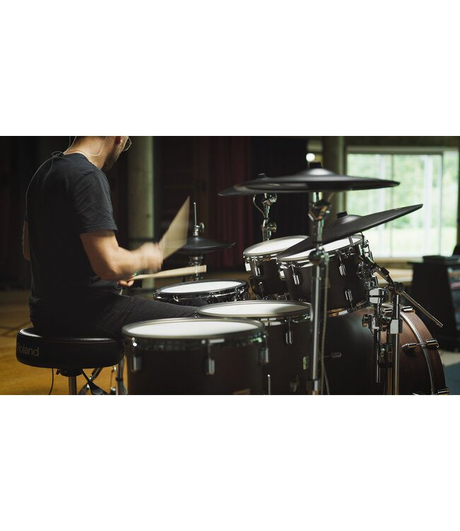 Roland VAD716-SW VAD V-DRUM ACOUSTIC DESIGN DRUM KIT SATIN WALNUT