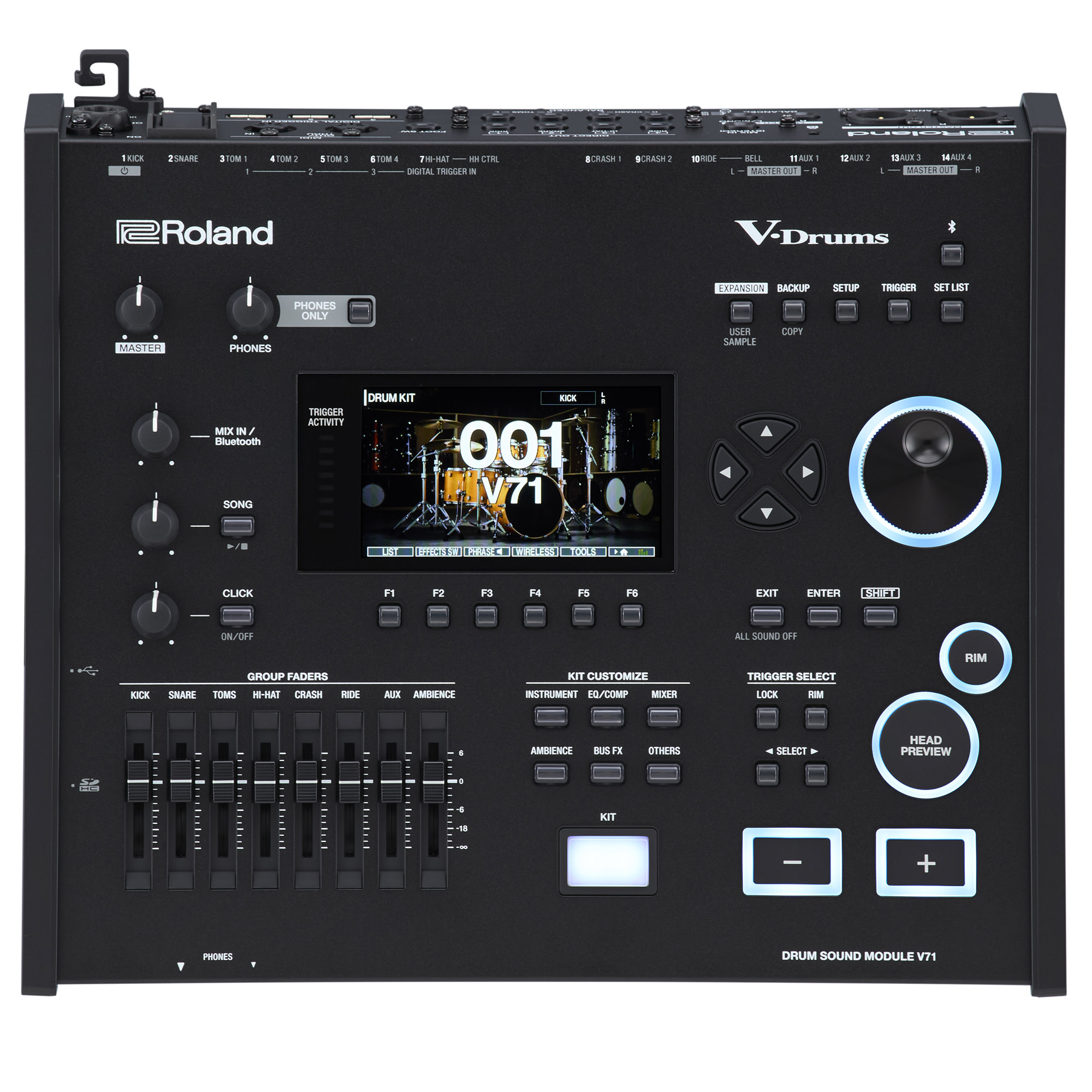 ROLAND V71DP Digital pack V71 PD-14DSX CY-18DR VH-14D - Busscherdrums