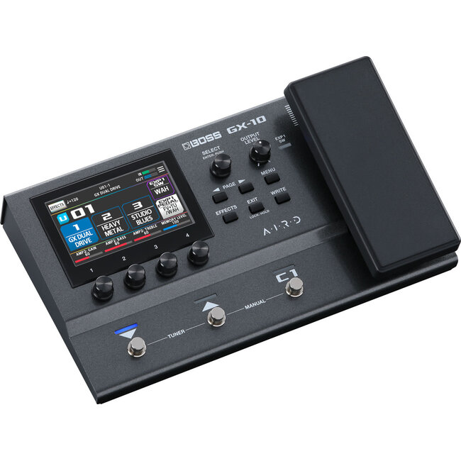Boss BOSS GX-10 Guitar Effects Processor | Colorful Tones, Portable Design