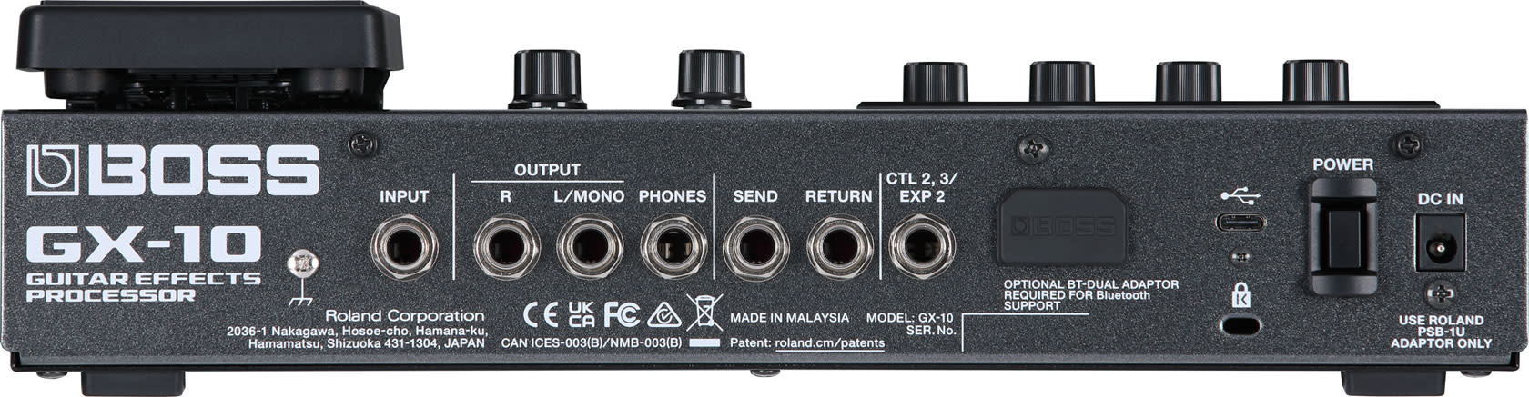 BOSS GX-10 + BT-DUAL セット BOSS / GX-10 Guitar Effects Processor ボス GX10 マルチエフェクター