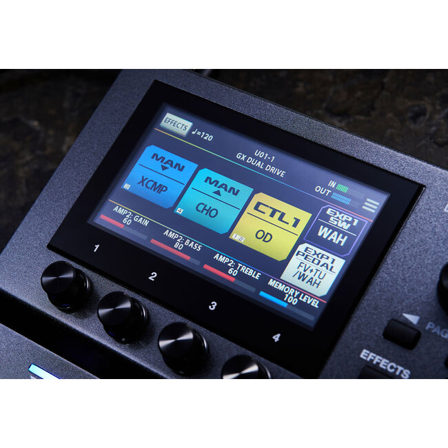 Boss BOSS GX-10 Guitar Effects Processor | Colorful Tones, Portable Design
