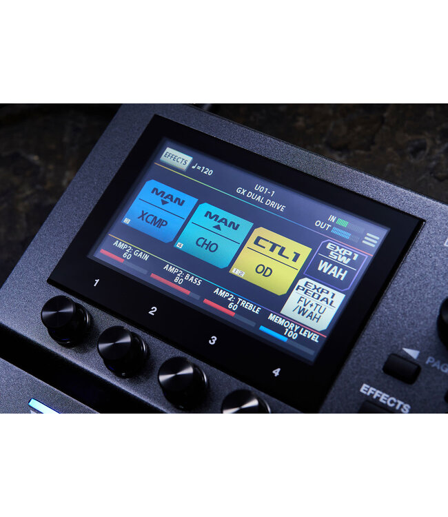 Boss BOSS GX-10 Guitar Effects Processor | Colorful Tones, Portable Design