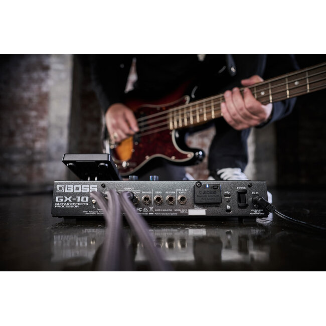 Boss BOSS GX-10 Guitar Effects Processor | Colorful Tones, Portable Design