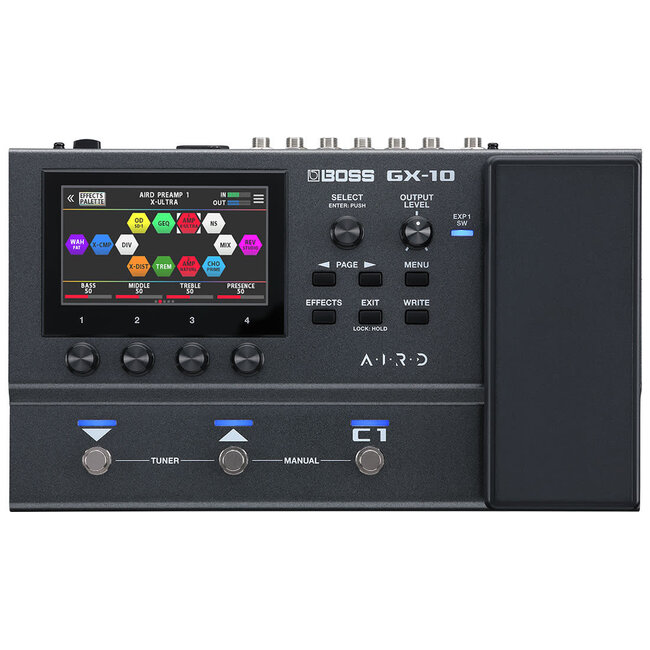 Boss BOSS GX-10 Guitar Effects Processor | Colorful Tones, Portable Design