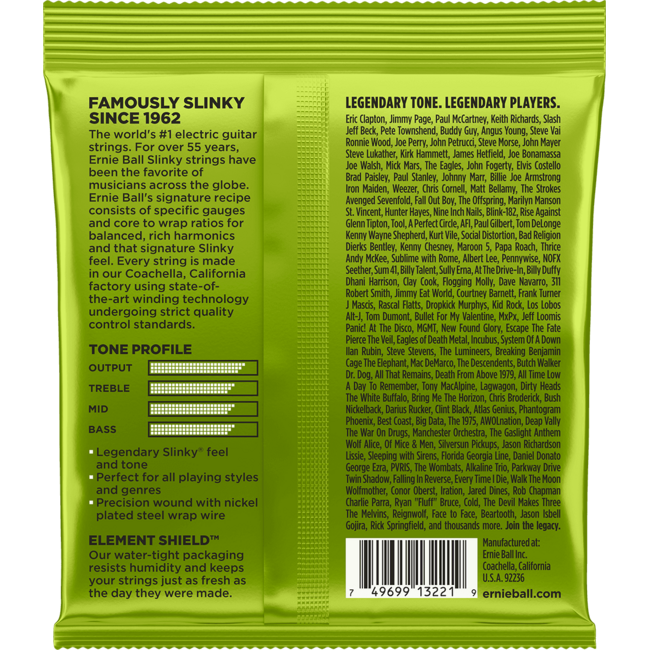Ernie Ball CEB 3221 Packs met 3 sets - Regular slinky 10 13 17 26 36 46