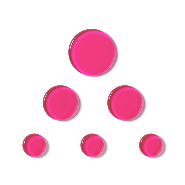 Slapklatz Slapklatz SLAP MI-PK MINI PINK - 6 gels, 3 sizes  SLAP MI-PI