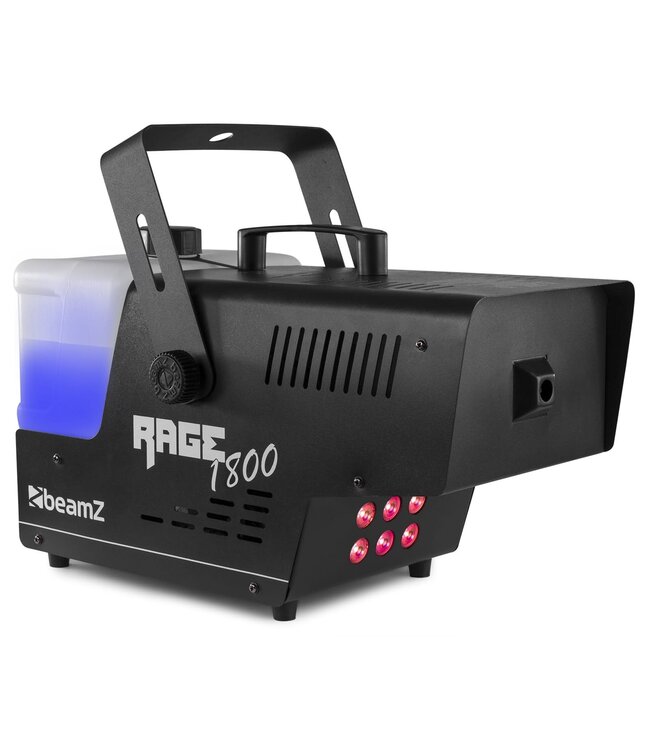 BeamZ Rage 1800LED Smoke Machine with Timer Controller SKU: 160.718 | EAN: