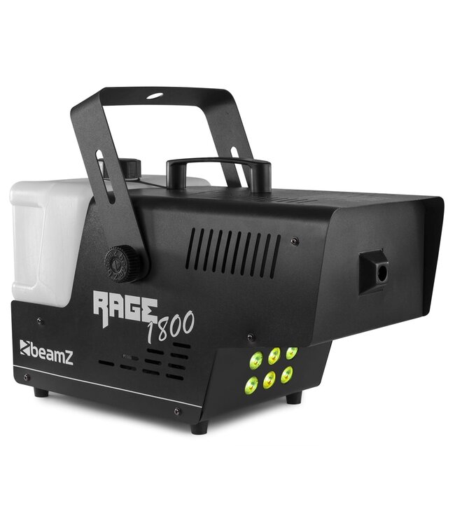 BeamZ Rage 1800LED Smoke Machine with Timer Controller SKU: 160.718 | EAN:
