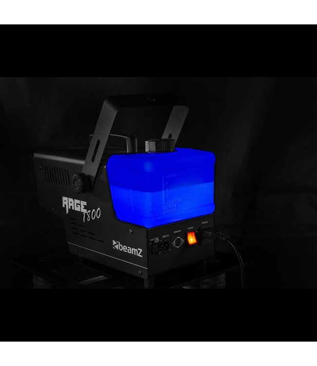 BeamZ Rage 1800LED Smoke Machine with Timer Controller SKU: 160.718 | EAN: