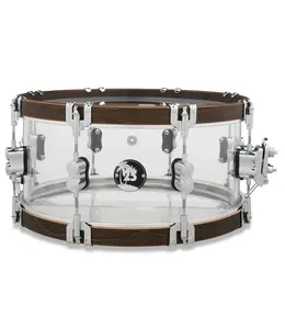 PDP PDLT651425TH snaredrum 25th Anniversary Limited, Clear Acrylic, Walnut Stain Maple hoop 14x6,5"