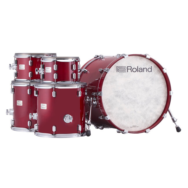 Roland VAD716-GC VAD V-DRUM ACOUSTIC DESIGN DRUM KIT GLOSS CRIMSON