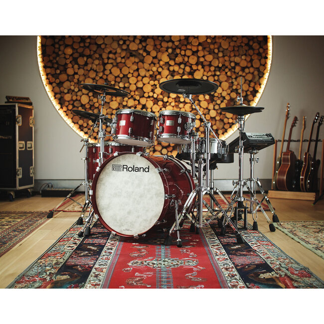 Roland VAD716-GC VAD V-DRUM ACOUSTIC DESIGN DRUM KIT GLOSS CRIMSON