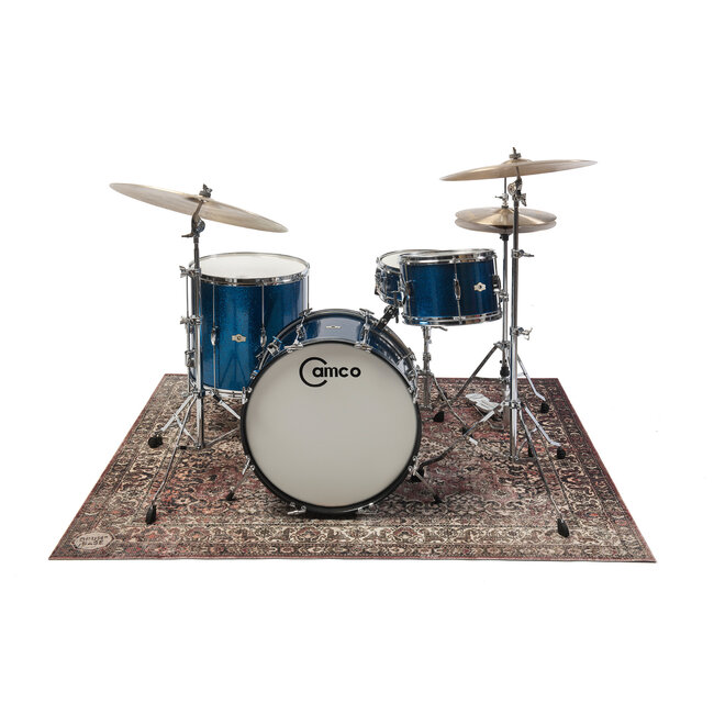 DRUMnBase DNB-VPCLB-CLW PERSIAN DRUMMAT CLUB 163x142CM CLASSIC WORN VINTAGE PERSIAN CLUB SERIES