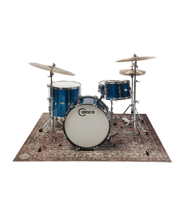 DRUMnBase DNB-VPCLB-CLW PERSIAN DRUMMAT CLUB 163x142CM CLASSIC WORN VINTAGE PERSIAN CLUB SERIES