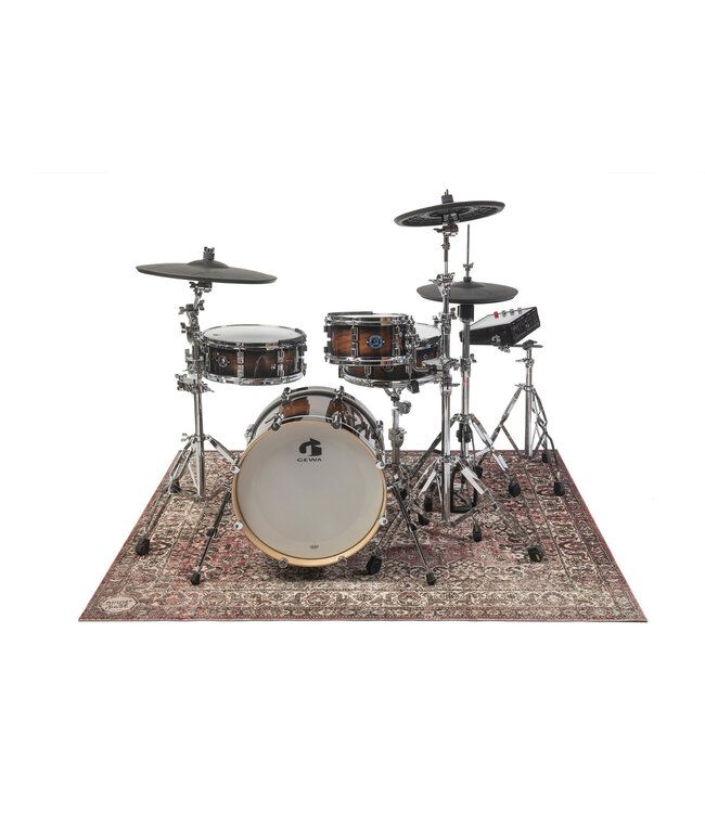 DRUMnBase DNB-VPCLB-CLW PERSIAN DRUMMAT CLUB 163x142CM CLASSIC WORN VINTAGE PERSIAN CLUB SERIES