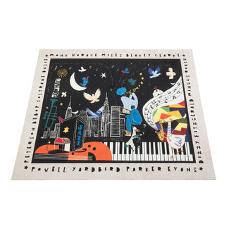 DRUMnBase DRUMnBASE CLB-NGHT@ Vintage Club Jazz Night drummat 163 x 142 cm