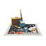 DRUMnBase DRUMnBASE CLB-NGHT@ Vintage Club Jazz Night drummat 163 x 142 cm