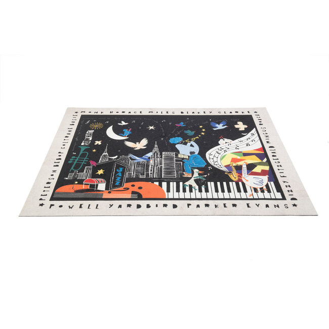 DRUMnBase DRUMnBASE CLB-NGHT@ Vintage Club Jazz Night drummat 163 x 142 cm