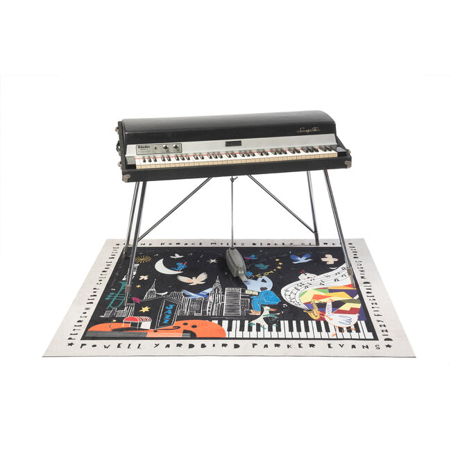 DRUMnBase DRUMnBASE CLB-NGHT@ Vintage Club Jazz Night drummat 163 x 142 cm