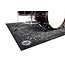 DRUMnBase DNBRWP185-BLK DRUMnBASE PRO SERIES X-HEAVY ROAD WORN BLACK PERSIAN RWP185-BLK