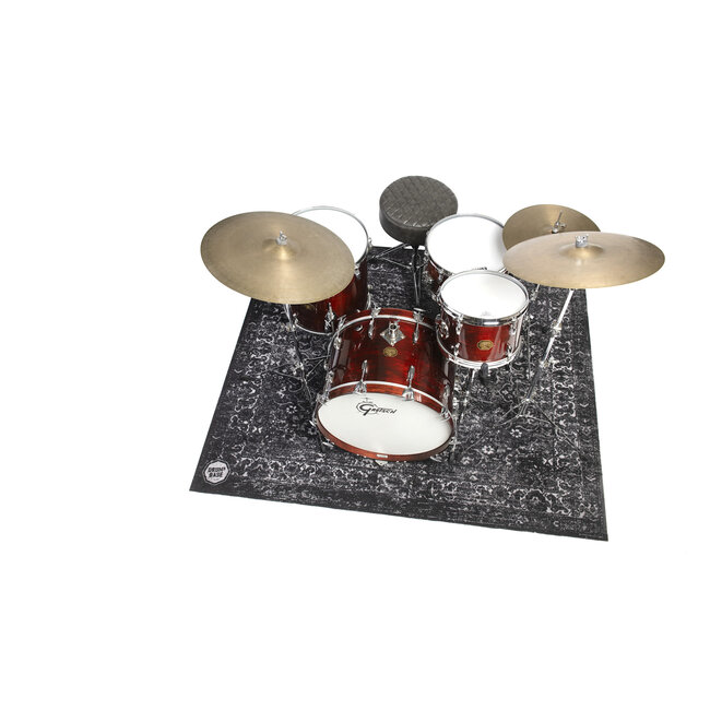DRUMnBase DNBRWP185-BLK DRUMnBASE PRO SERIES X-HEAVY ROAD WORN BLACK PERSIAN RWP185-BLK