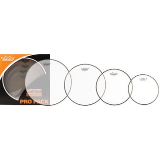 REMO PP-2430-BA 10", 12", 14" en 16" Clear Ambassador slagvellen