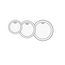 REMO REMO PINSTRIPE CLEAR PS-10-12-16 TRANSPARANT