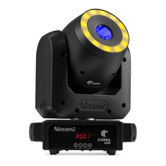 BeamZ Cobra 100R LED Spot Moving Head with Ring 150.432
