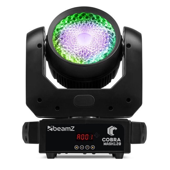 BeamZ Cobra Wash120 LED Moving Head with LED Ring 150.437