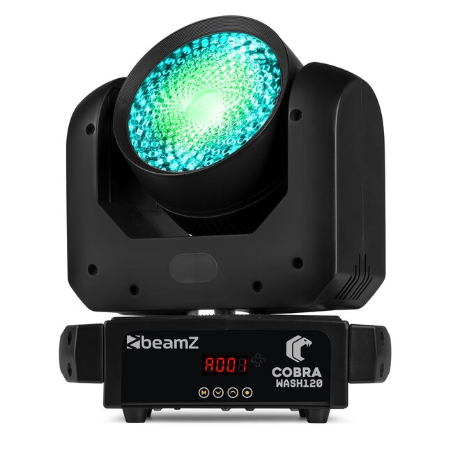 BeamZ Cobra Wash120 LED Moving Head with LED Ring 150.437