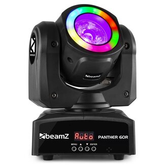 BeamZ BeamZ Panther 60R LED Beam Moving Head with Ring 150.445