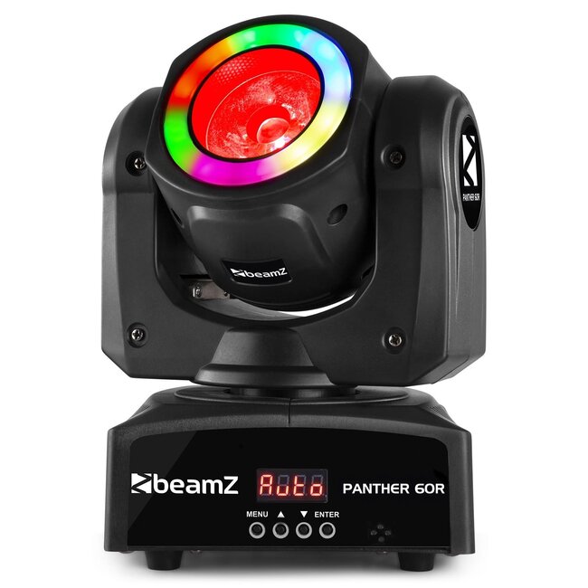 BeamZ BeamZ Panther 60R LED Beam Moving Head with Ring 150.445