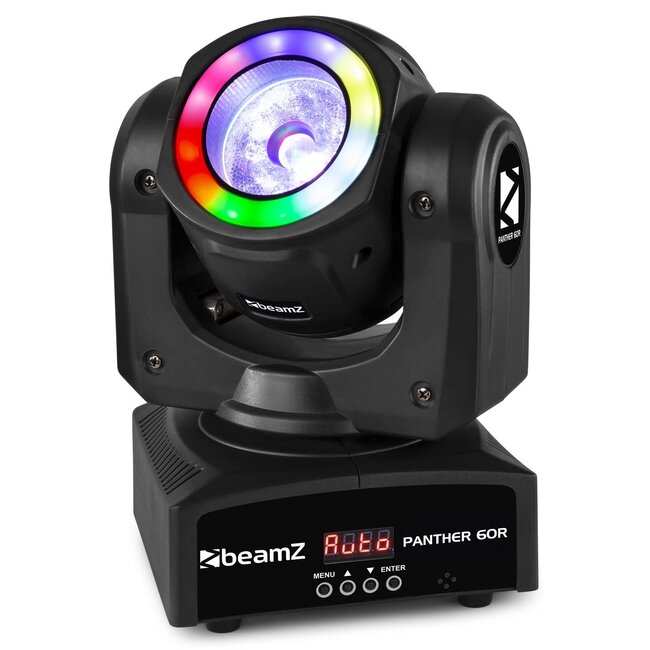 BeamZ BeamZ Panther 60R LED Beam Moving Head with Ring 150.445