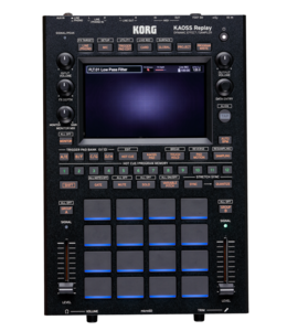 KORG Sampler, KAOSS Replay, 5" LCD Touchdisplay, 16 Pads, 128 Effecten