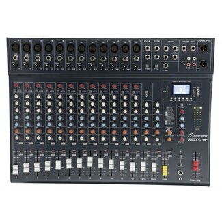 Studiomaster Club XS 16+ compacte mengtafel, 12 kanalen, 16 ingangen