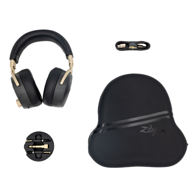 Zildjian ZIZXHP0012 ZILDJIAN ALCHEM-E Perfect Tune Over Ear Headphones in Black