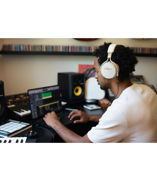 Zildjian ZIZXHP0032 ALCHEM-E Perfect Tune Over Ear Headphones in Sandstorm