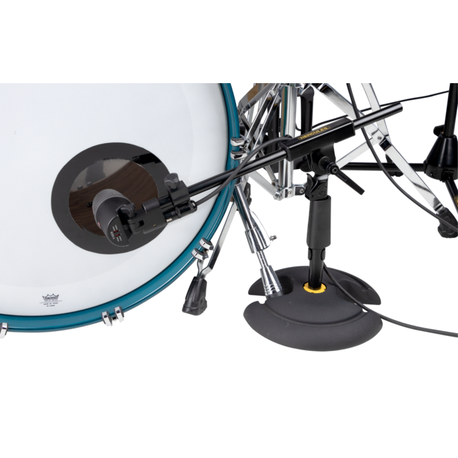 Hercules HCMS-120BPRO Microphone Stand, PRO Series, 31-42cm, telescopic boom, cast iron base MS-120BPRO