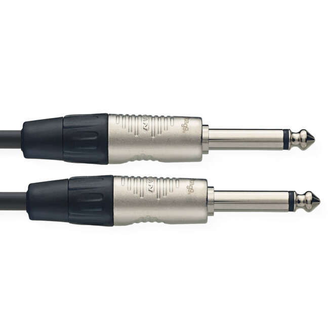 Stagg NPC030R patch kabel jack mono - jack mono 30cm 0.3m 1FT